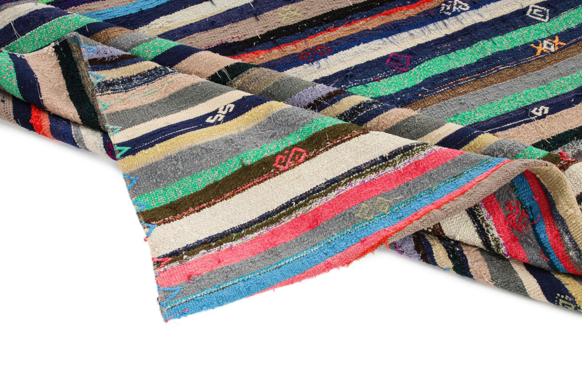 6x8 Multicolor Turkish Tribal Runner