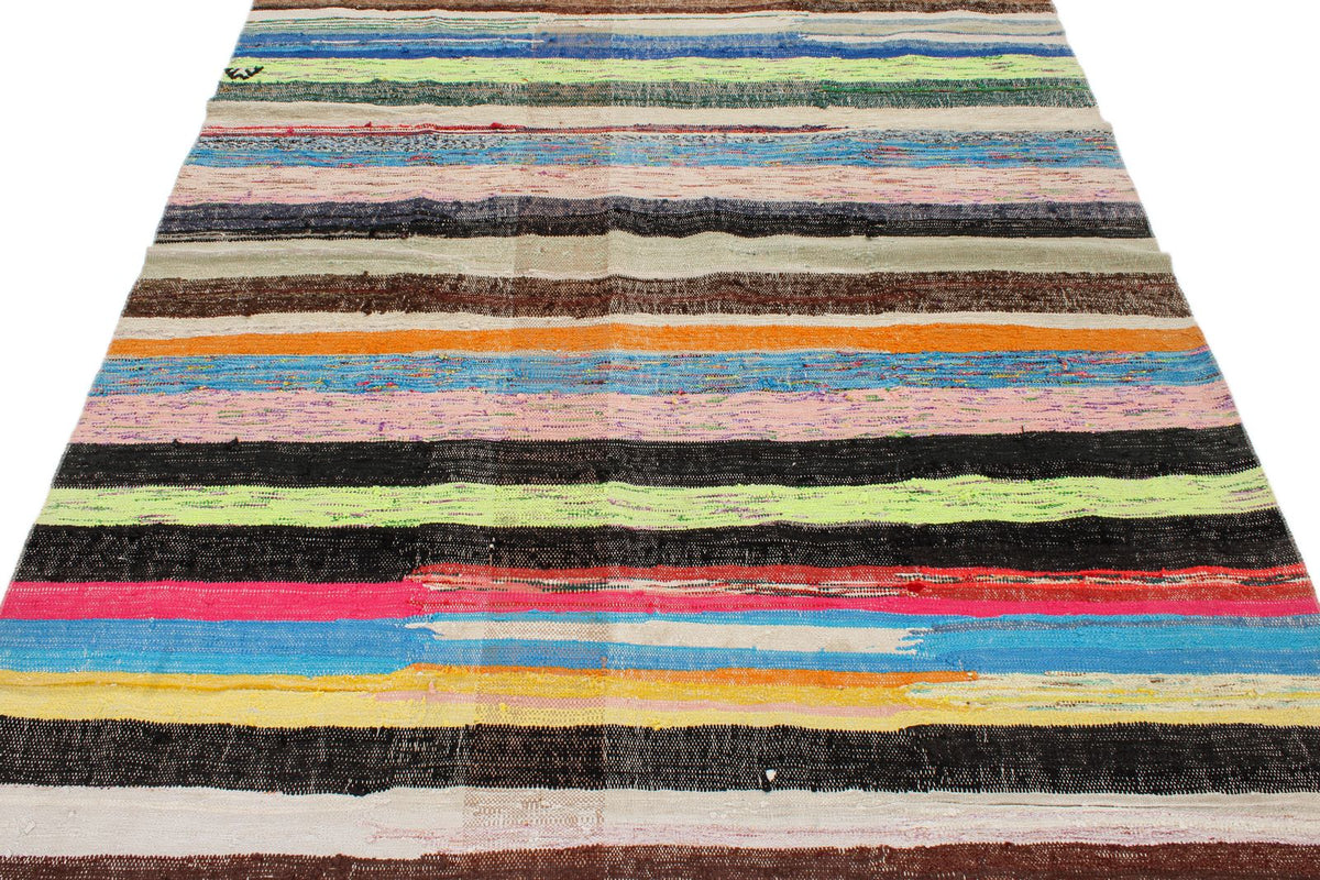 6x10 Multicolor Turkish Tribal Rug