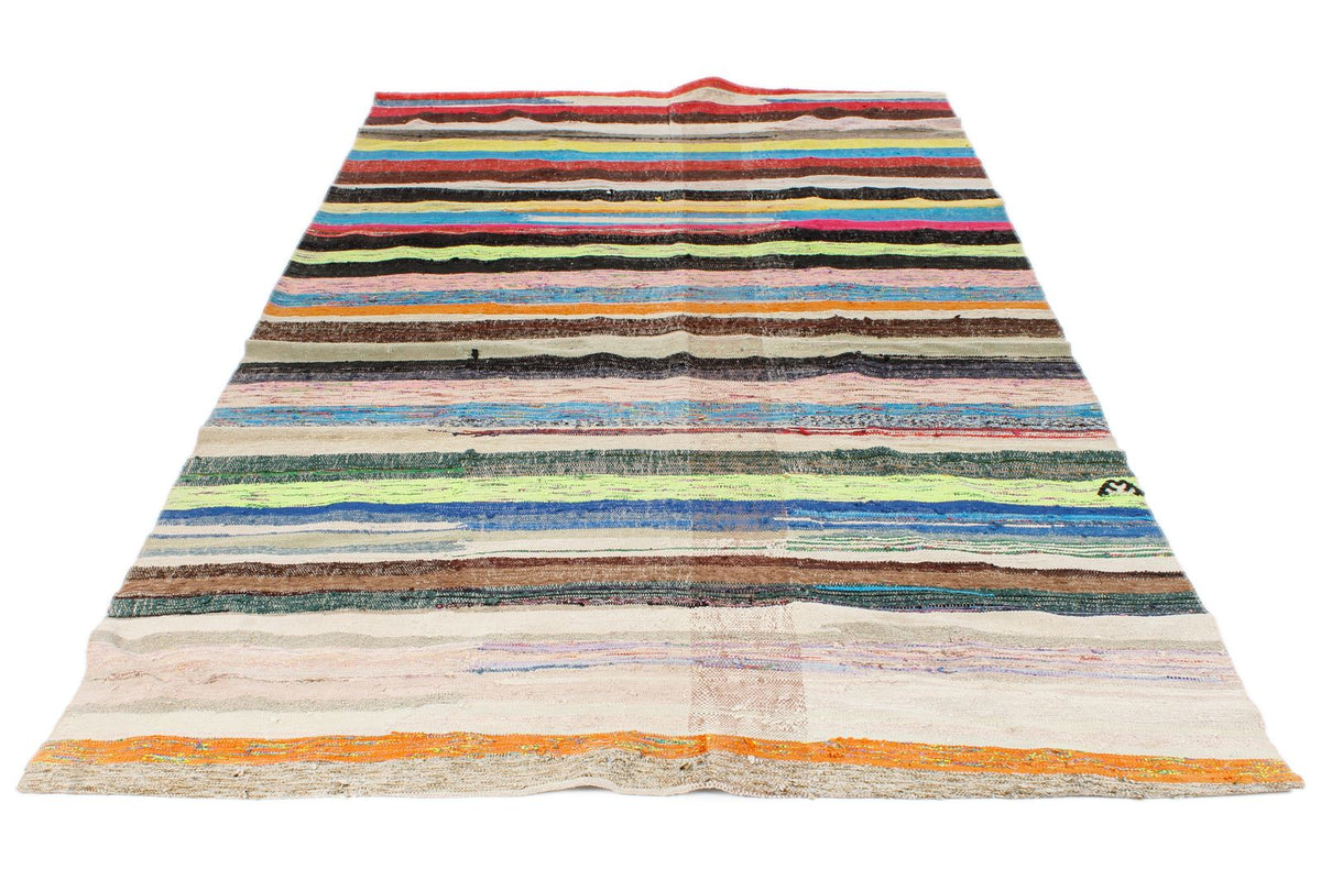 6x10 Multicolor Turkish Tribal Rug