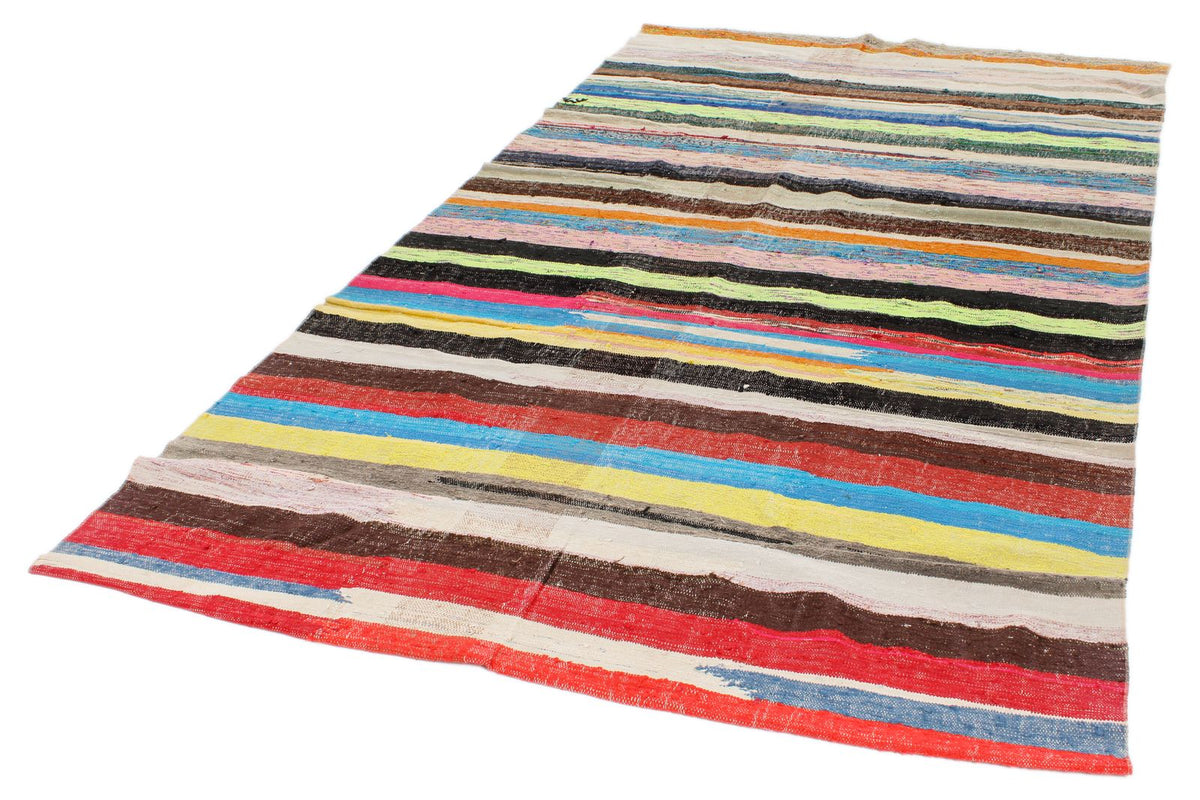 6x10 Multicolor Turkish Tribal Rug