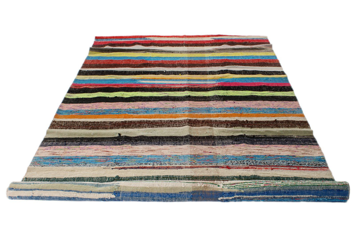 6x10 Multicolor Turkish Tribal Rug