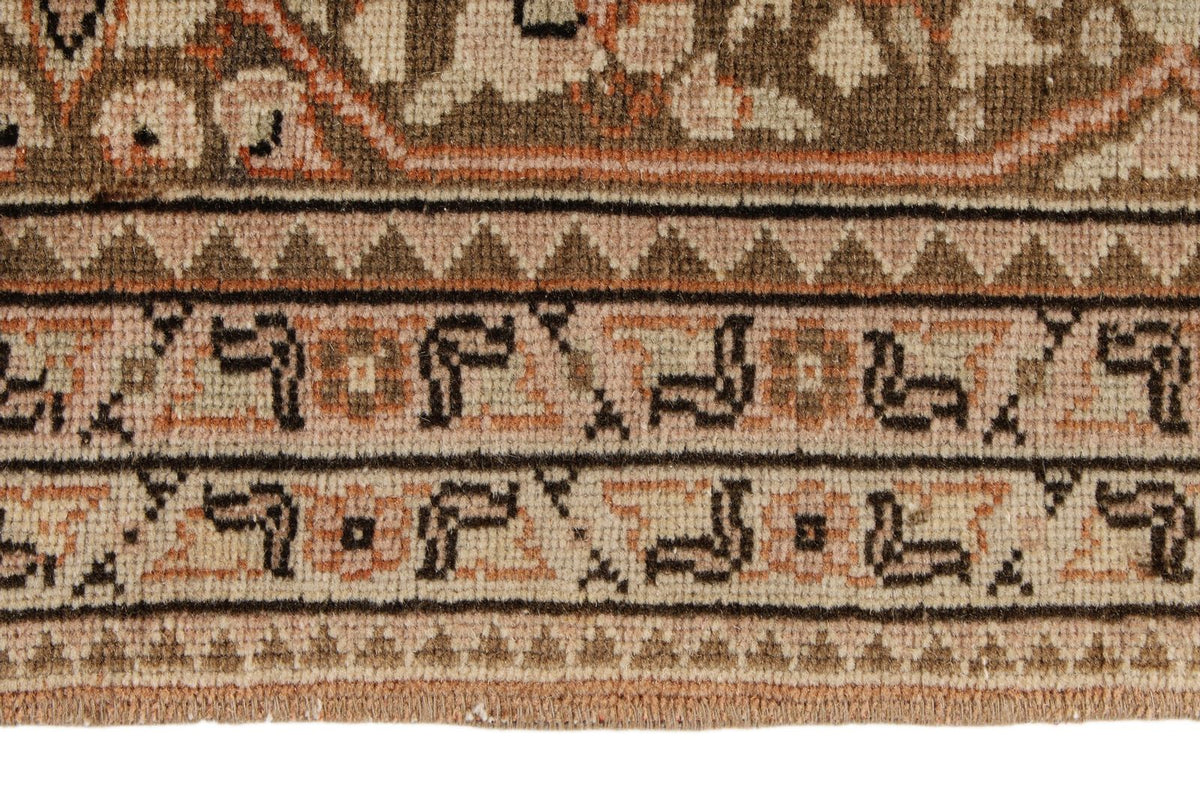 8x11 Rust and Brown Turkish Traditional Rug