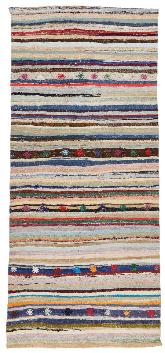 4x9 Multicolor Turkish Tribal Runner