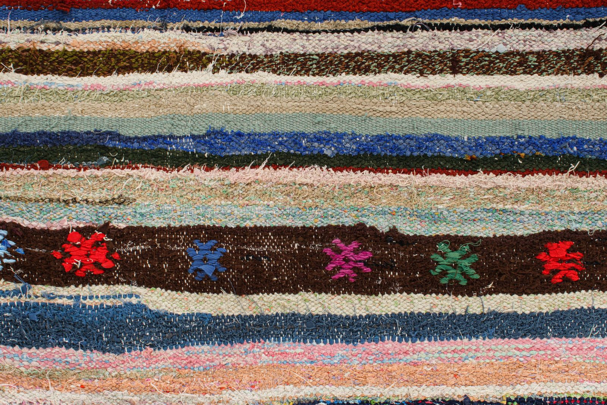 4x9 Multicolor Turkish Tribal Runner