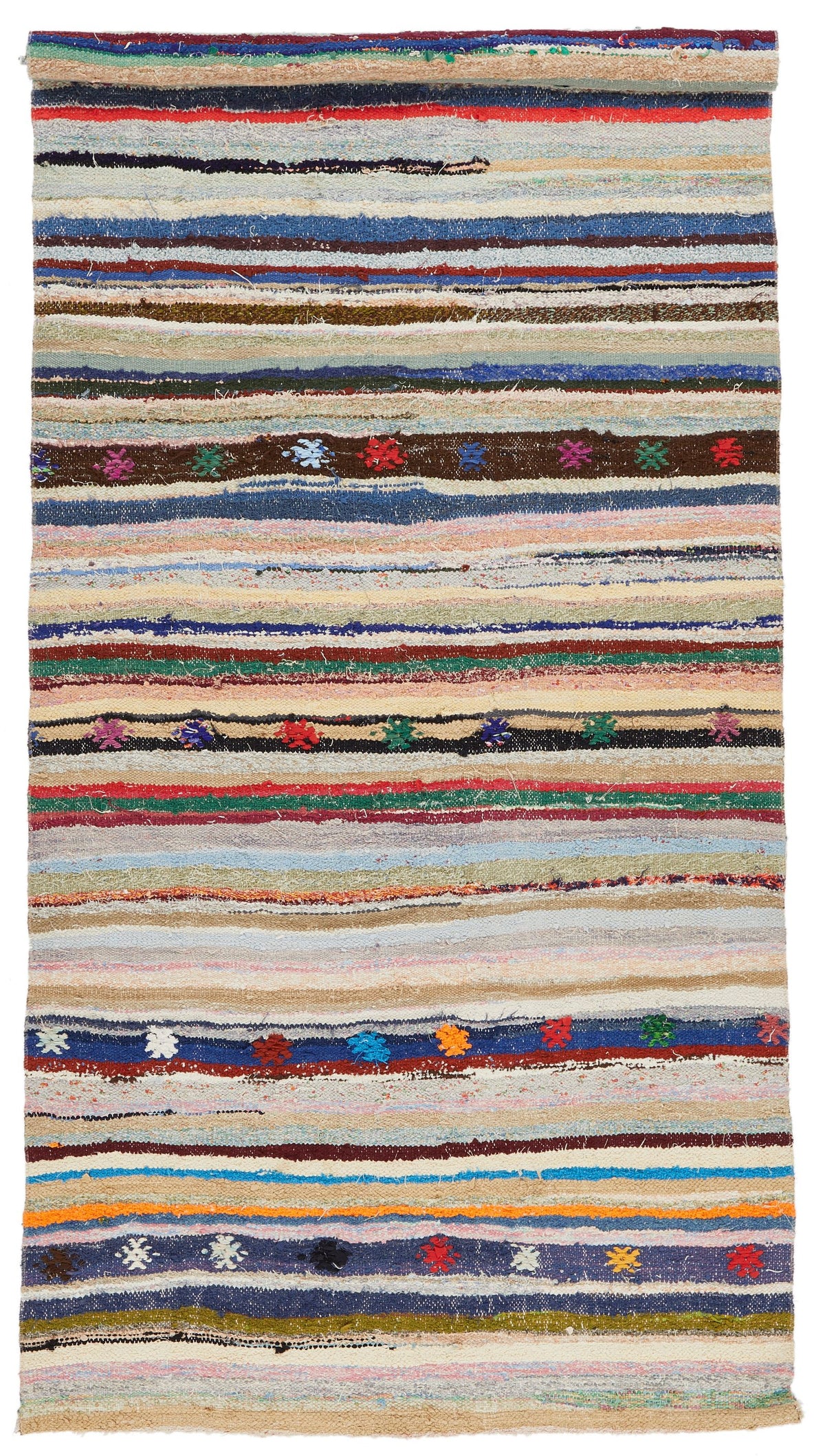 4x9 Multicolor Turkish Tribal Runner