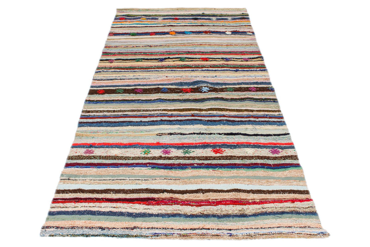 4x9 Multicolor Turkish Tribal Runner