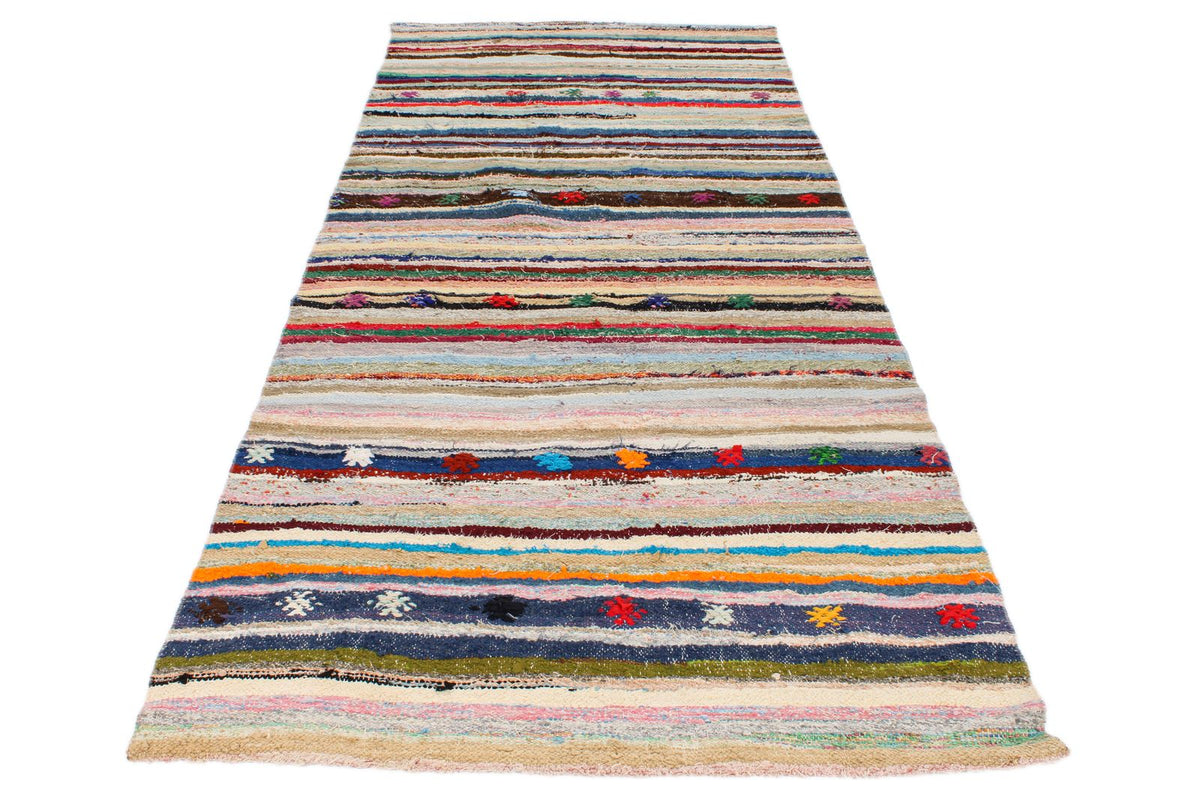 4x9 Multicolor Turkish Tribal Runner