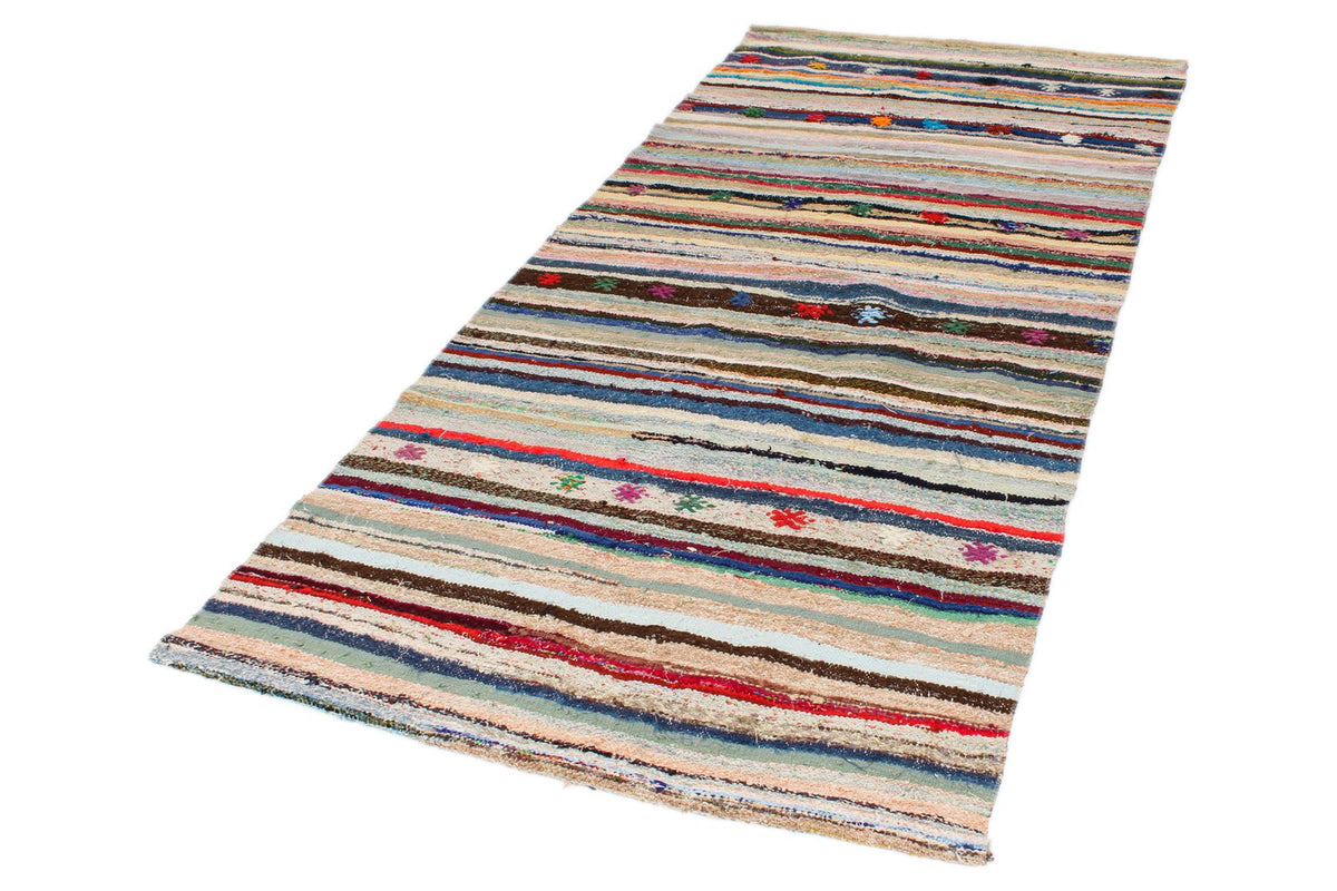4x9 Multicolor Turkish Tribal Runner