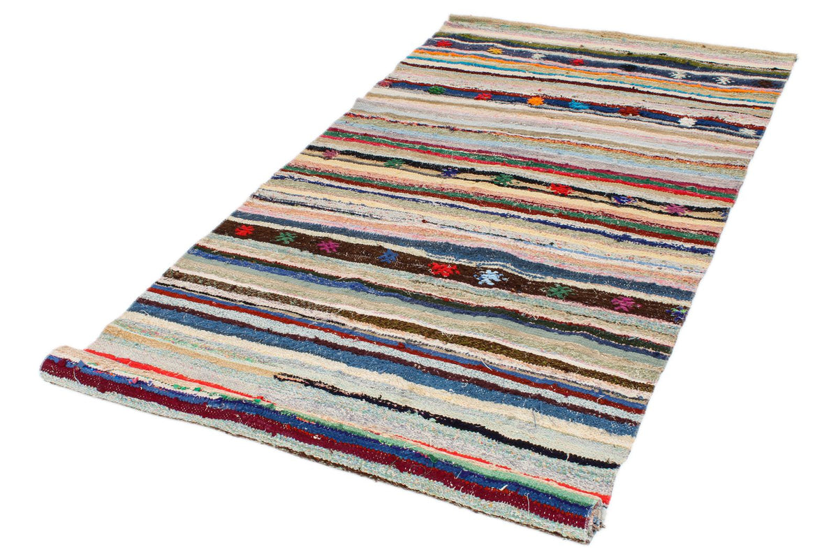 4x9 Multicolor Turkish Tribal Runner