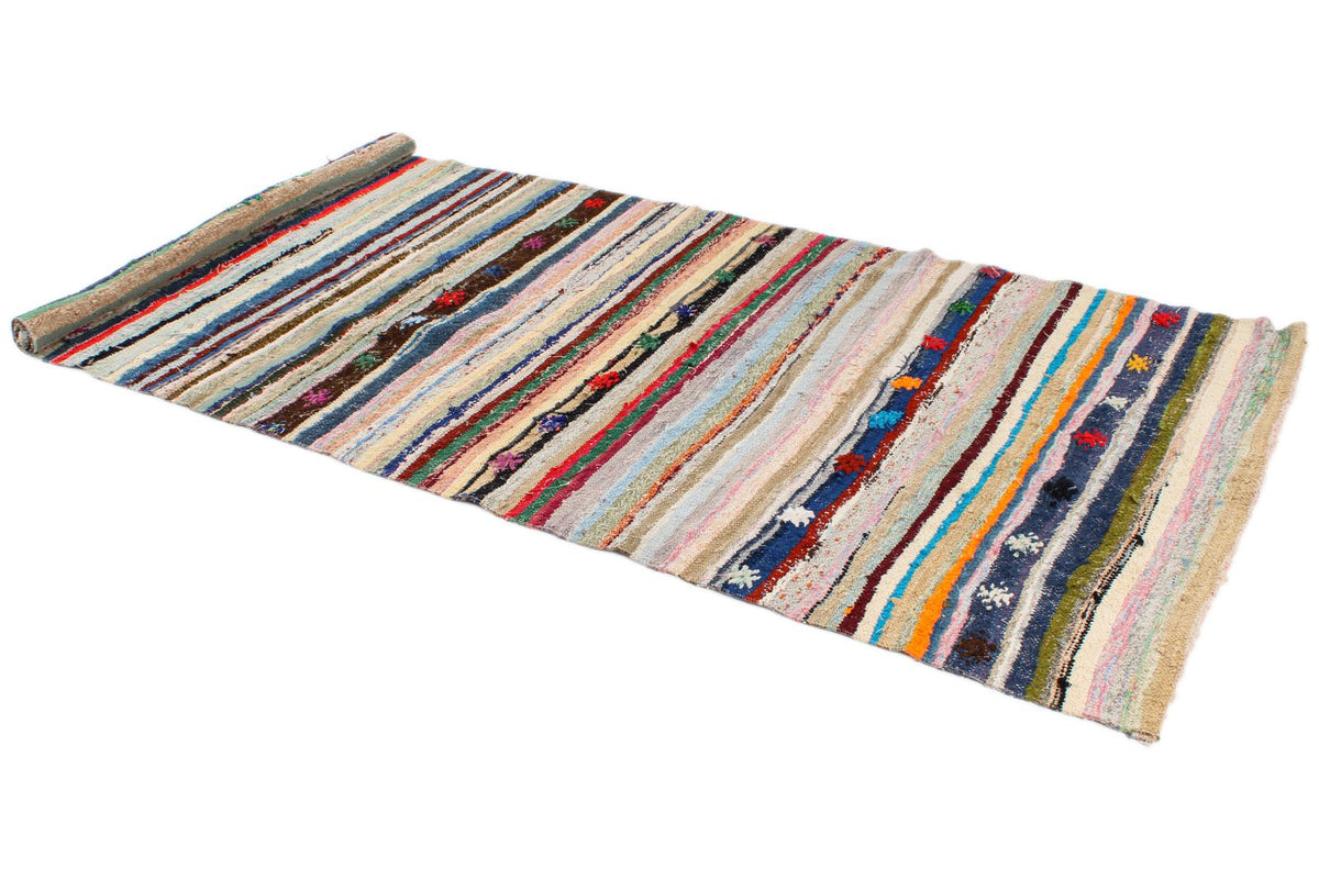 4x9 Multicolor Turkish Tribal Runner