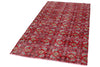 4x7 Red and Multicolor Turkish Anatolian Rug