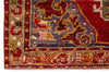 4x7 Red and Multicolor Anatolian Turkish Tribal Rug