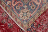 5x8 Beige and Navy Turkish Anatolian Rug