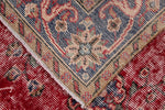 5x8 Beige and Navy Turkish Anatolian Rug