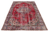 5x8 Beige and Navy Turkish Anatolian Rug