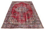 5x8 Beige and Navy Turkish Anatolian Rug