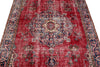 5x8 Beige and Navy Turkish Anatolian Rug