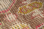 5x8 Pink and Brown Turkish Overdyed Rug