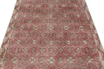 5x9 Pink and Ivory Turkish Anatolian Rug