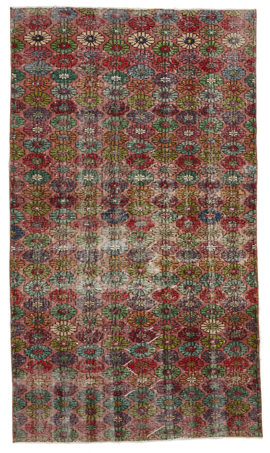 4x7 Multicolor Turkish Anatolian Rug