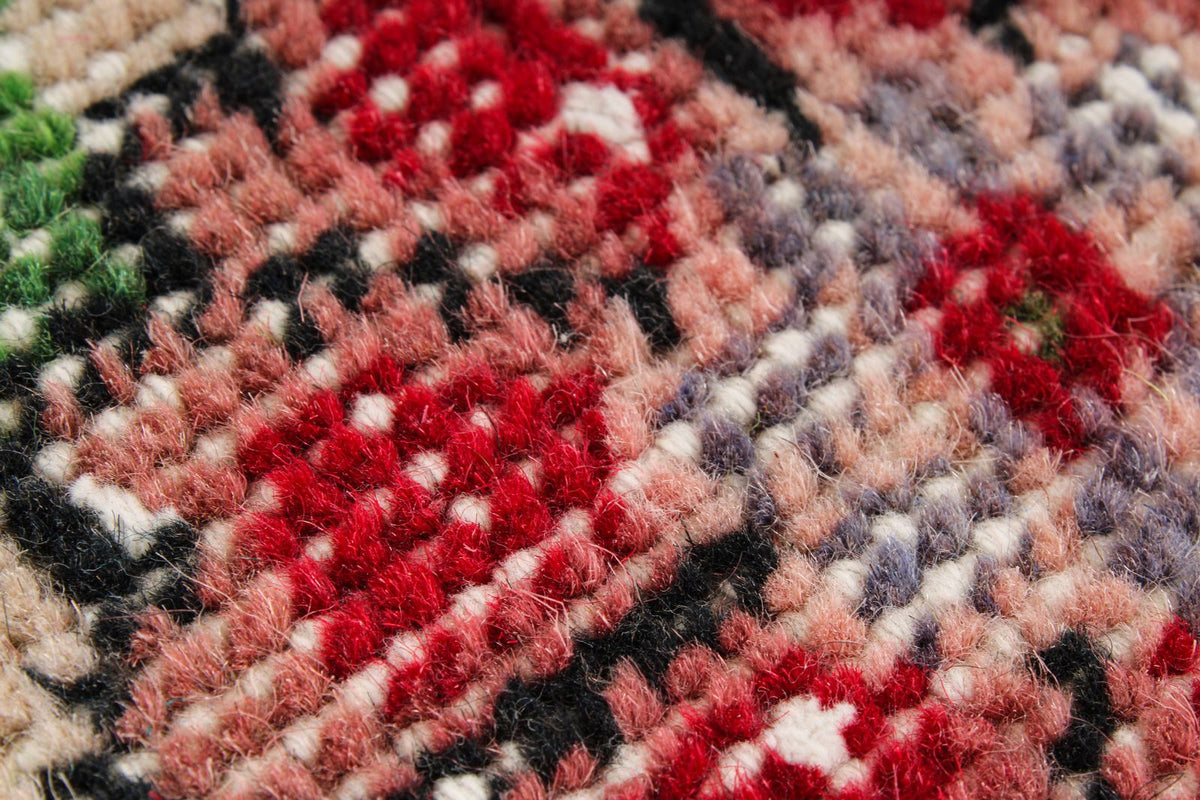 5x9 Beige and Multicolor Turkish Anatolian Rug