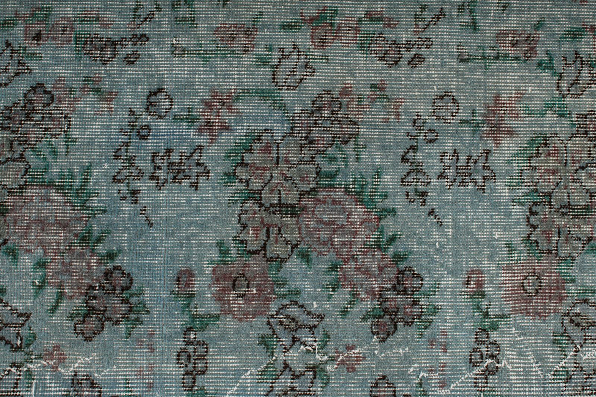 4x7 Blue and Gray Turkish Anatolian Rug