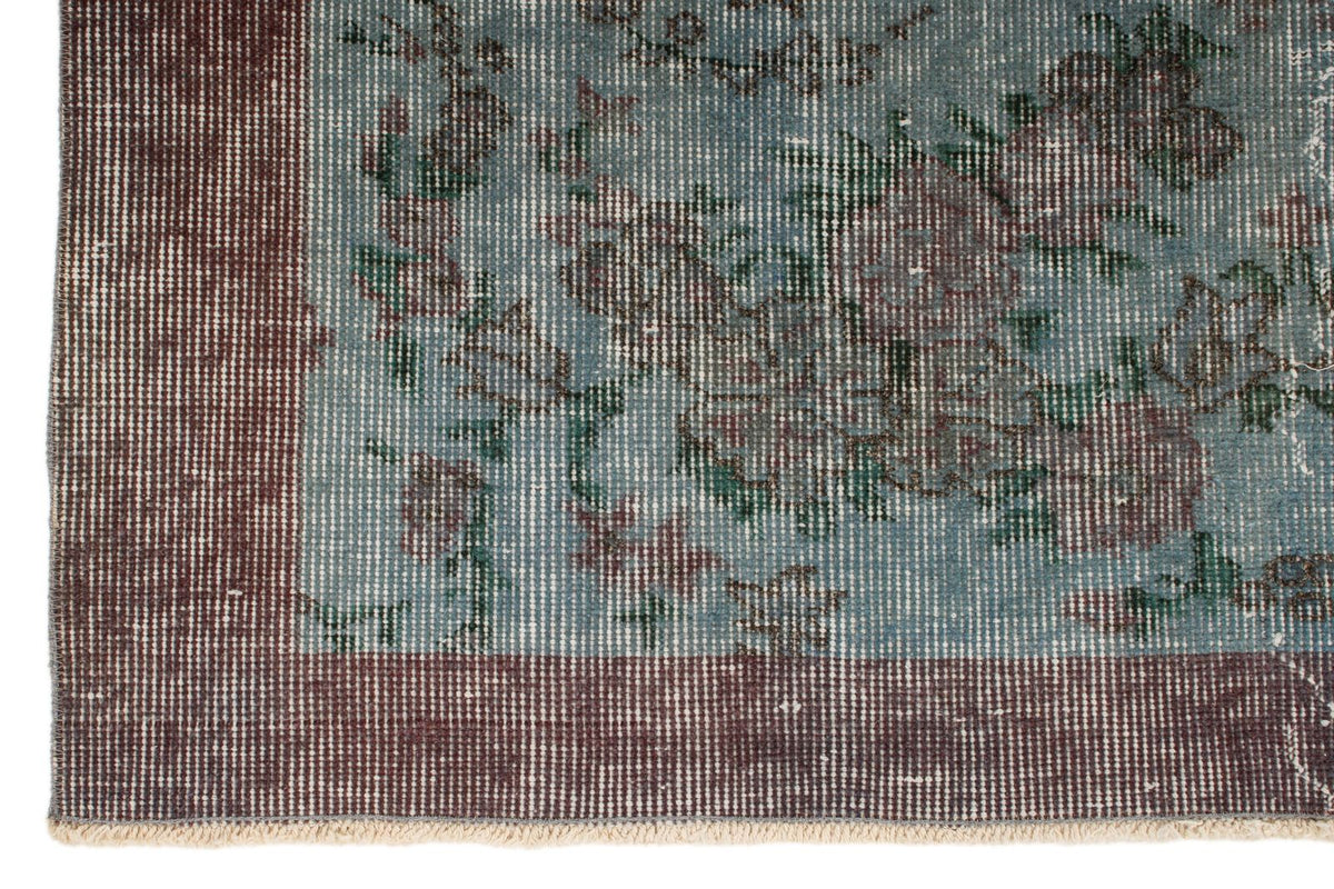 4x7 Blue and Gray Turkish Anatolian Rug