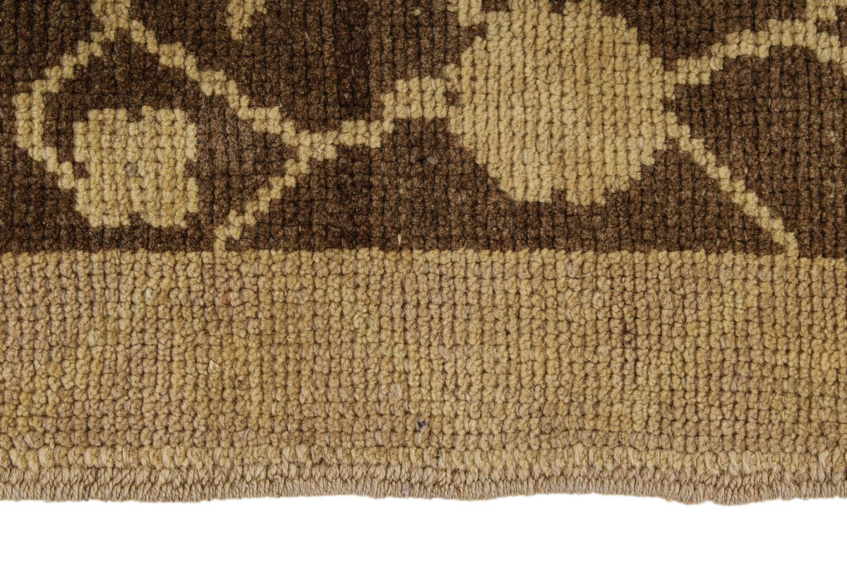 4x7 Brown and Brown Anatolian Turkish Tribal Rug