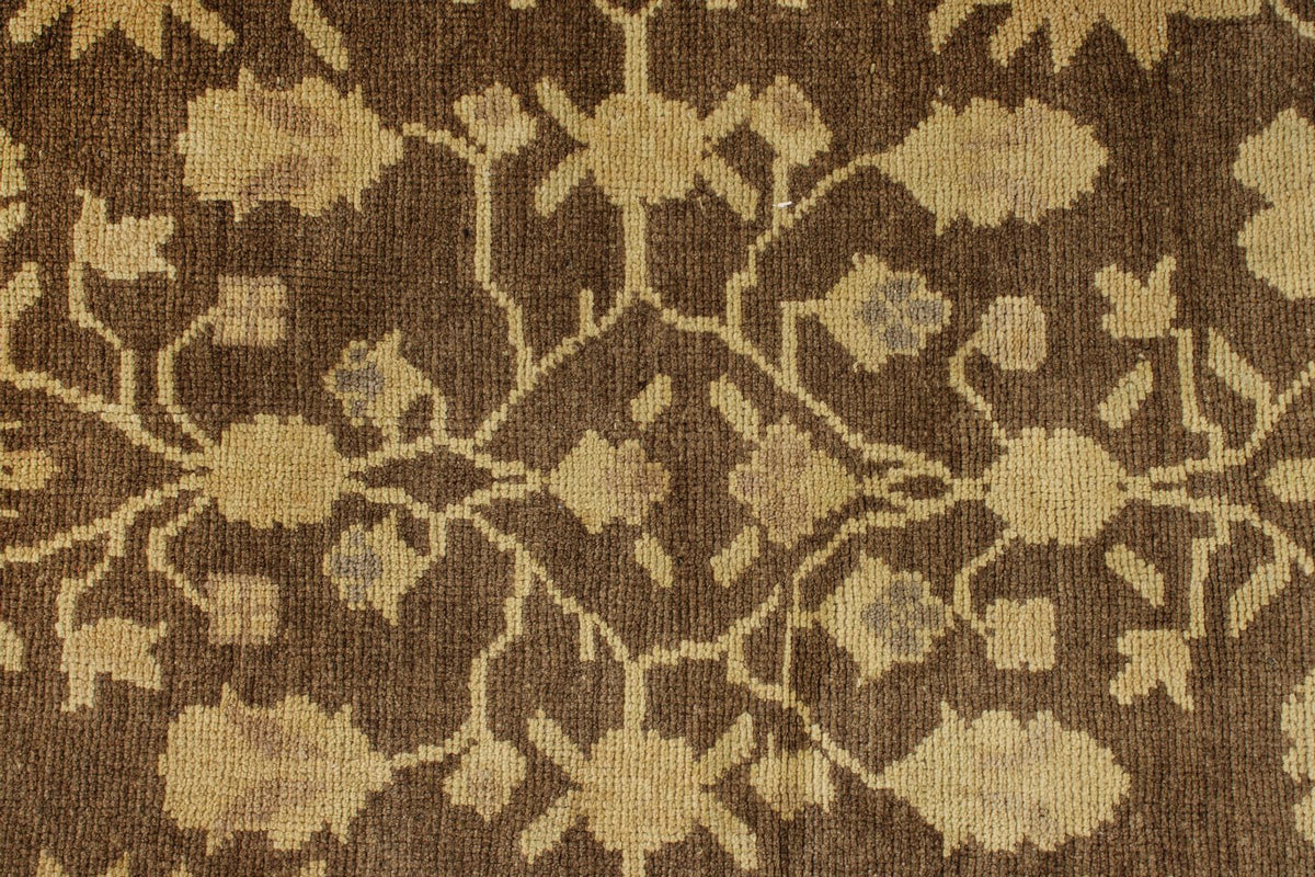 4x7 Brown and Brown Anatolian Turkish Tribal Rug