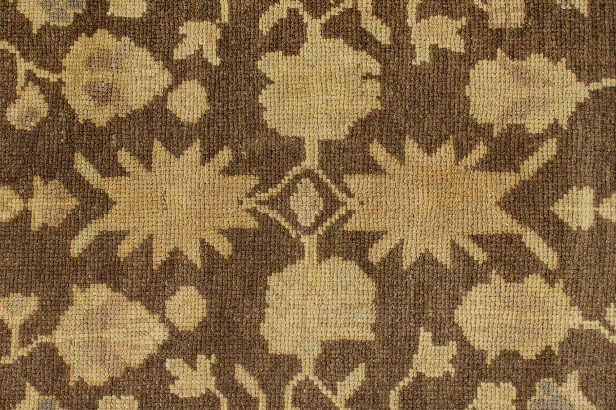 4x7 Brown and Brown Anatolian Turkish Tribal Rug