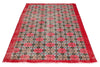 4x7 Multicolor and Red Turkish Anatolian Rug