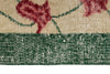 4x7 Ivory and Green Turkish Anatolian Rug