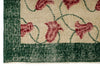 4x7 Ivory and Green Turkish Anatolian Rug