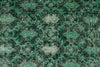 3x7 Green and Green Turkish Anatolian Runner