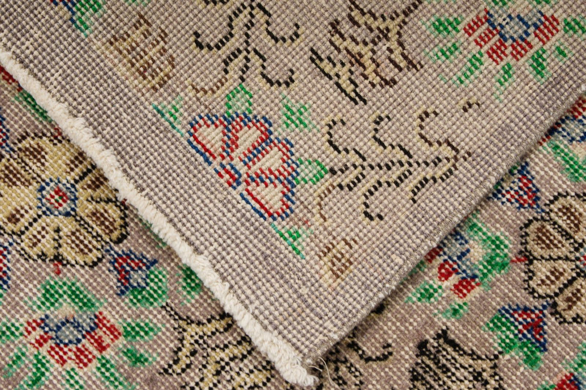 4x8 Brown and Multicolor Turkish Anatolian Runner