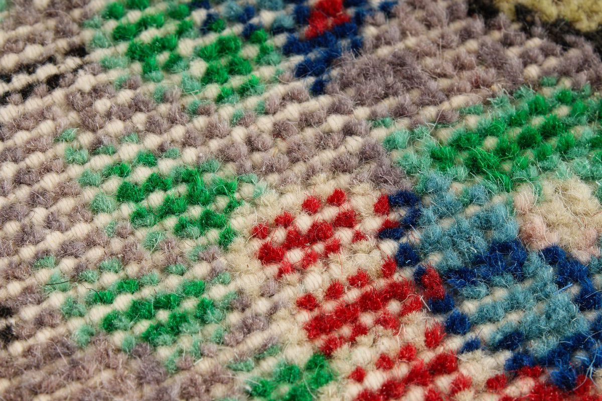 4x8 Brown and Multicolor Turkish Anatolian Runner