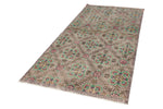 4x8 Brown and Multicolor Turkish Anatolian Runner