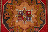 4x7 Red and Multicolor Anatolian Turkish Tribal Rug