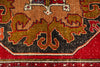 4x7 Red and Multicolor Anatolian Turkish Tribal Rug