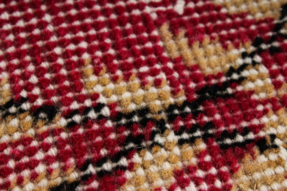 4x7 Pink and Multicolor Anatolian Turkish Tribal Rug