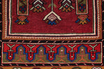 4x7 Brown and Multicolor Anatolian Turkish Tribal Rug