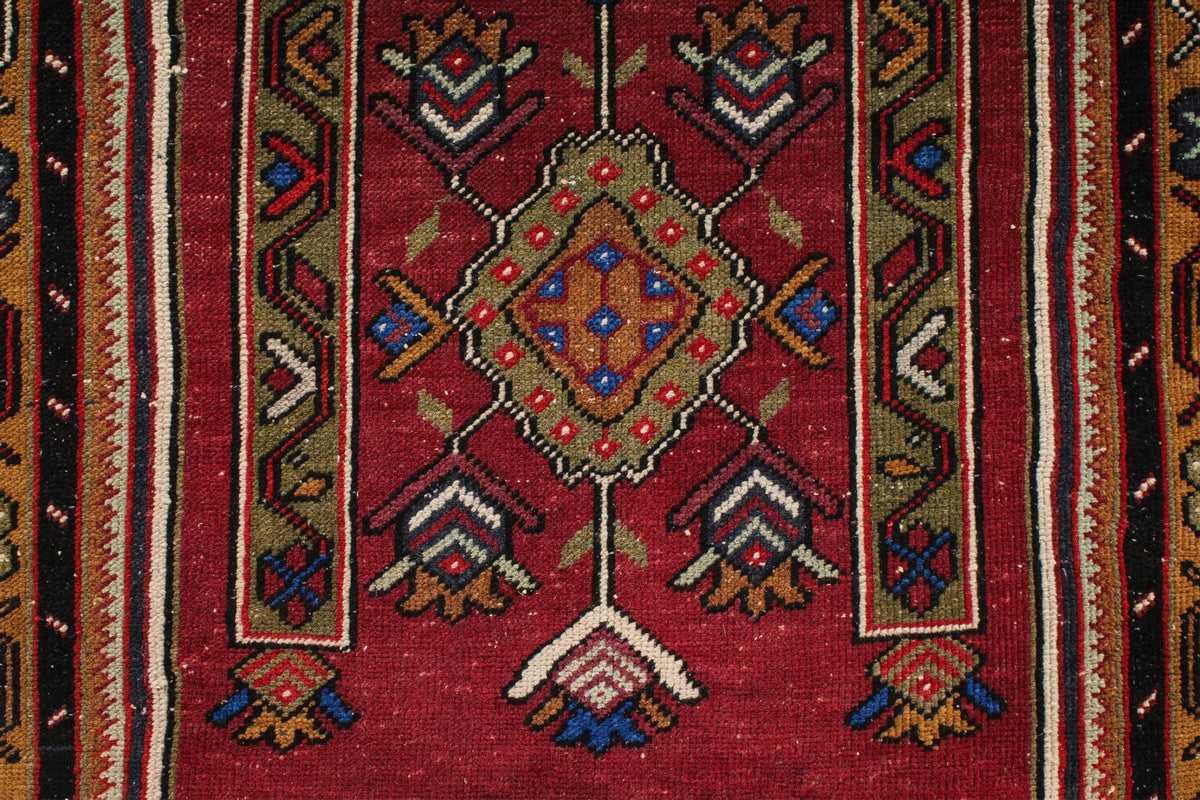 4x7 Brown and Multicolor Anatolian Turkish Tribal Rug