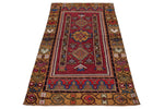 4x7 Brown and Multicolor Anatolian Turkish Tribal Rug