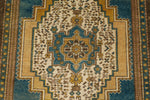 4x6 Brown and Multicolor Anatolian Turkish Tribal Rug