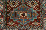 4x6 Burgundy and Multicolor Anatolian Turkish Tribal Rug