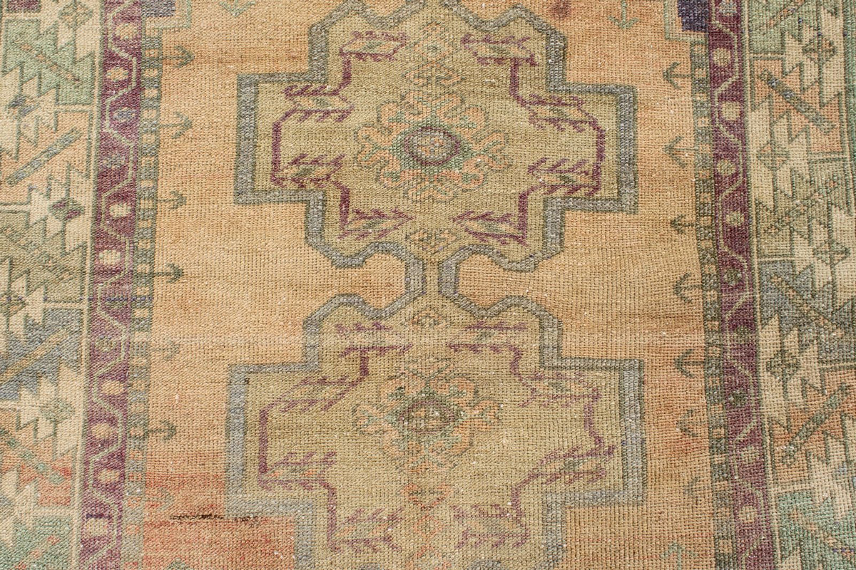 4x6 Multicolor Anatolian Turkish Tribal Rug