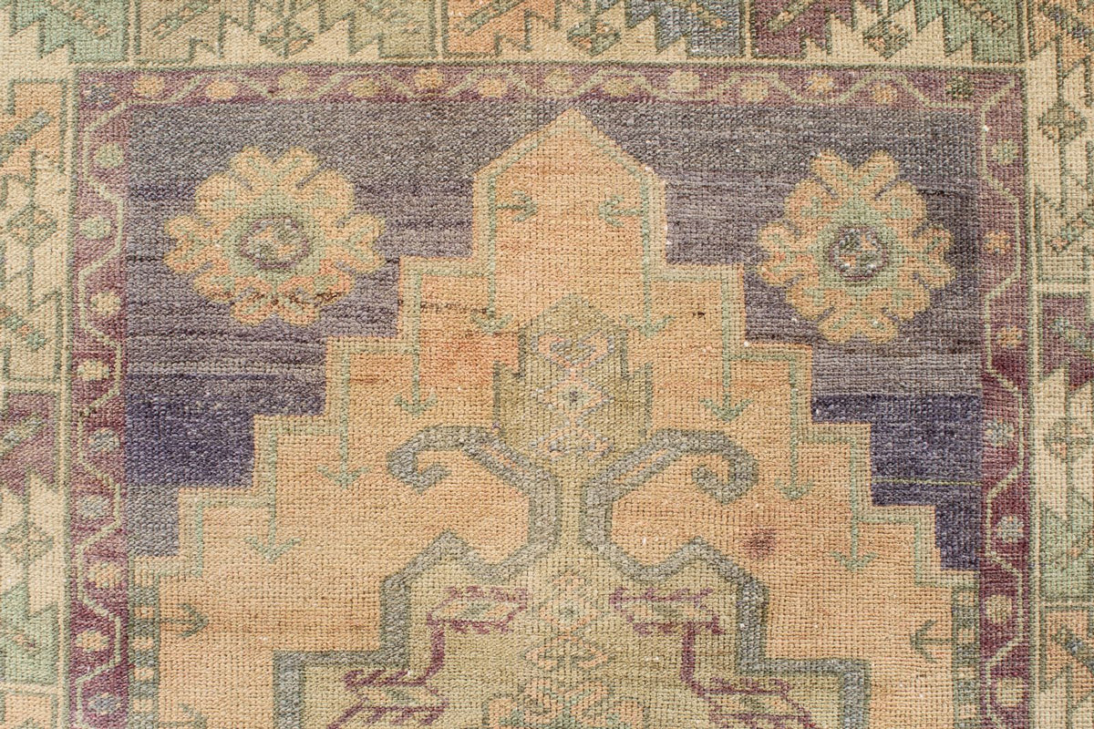 4x6 Multicolor Anatolian Turkish Tribal Rug