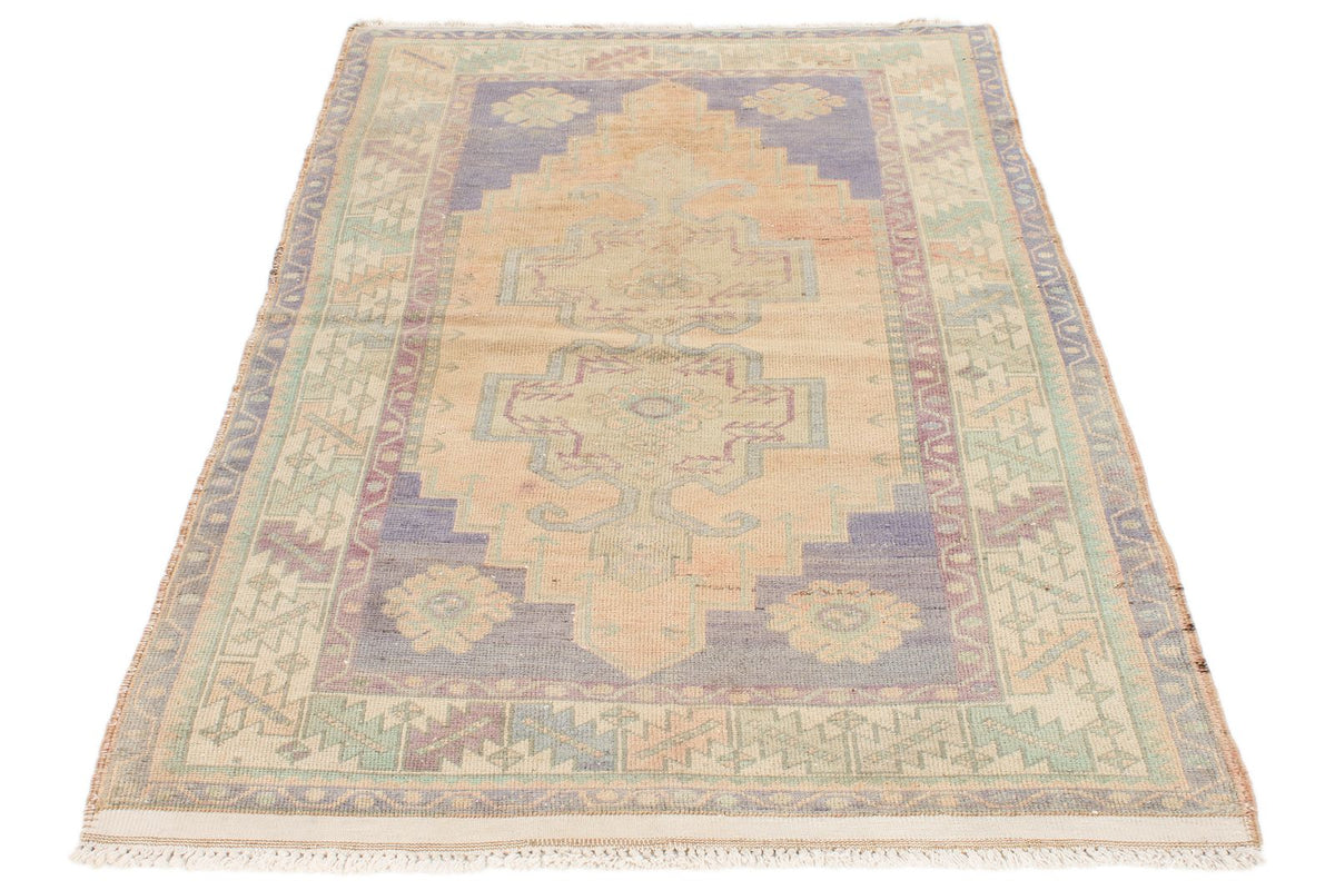 4x6 Multicolor Anatolian Turkish Tribal Rug