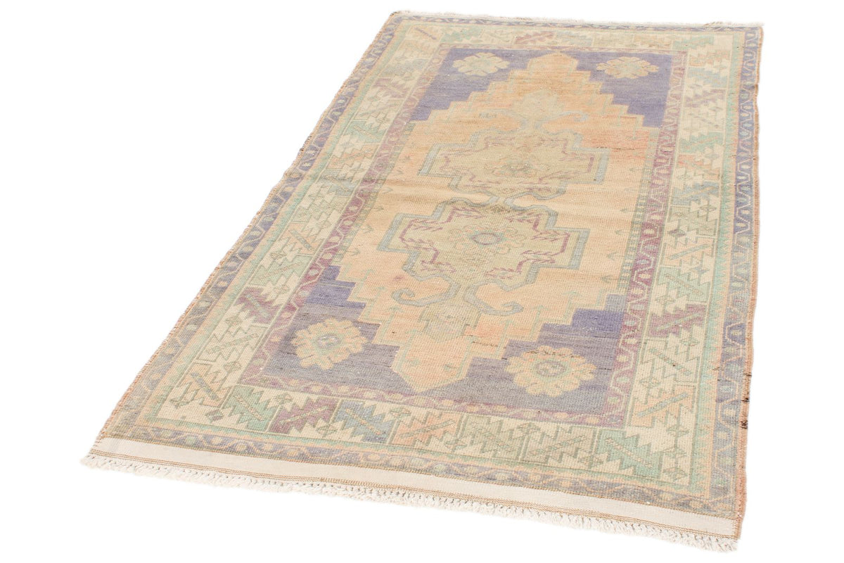 4x6 Multicolor Anatolian Turkish Tribal Rug