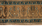 4x6 Brown and Light Brown Anatolian Turkish Tribal Rug